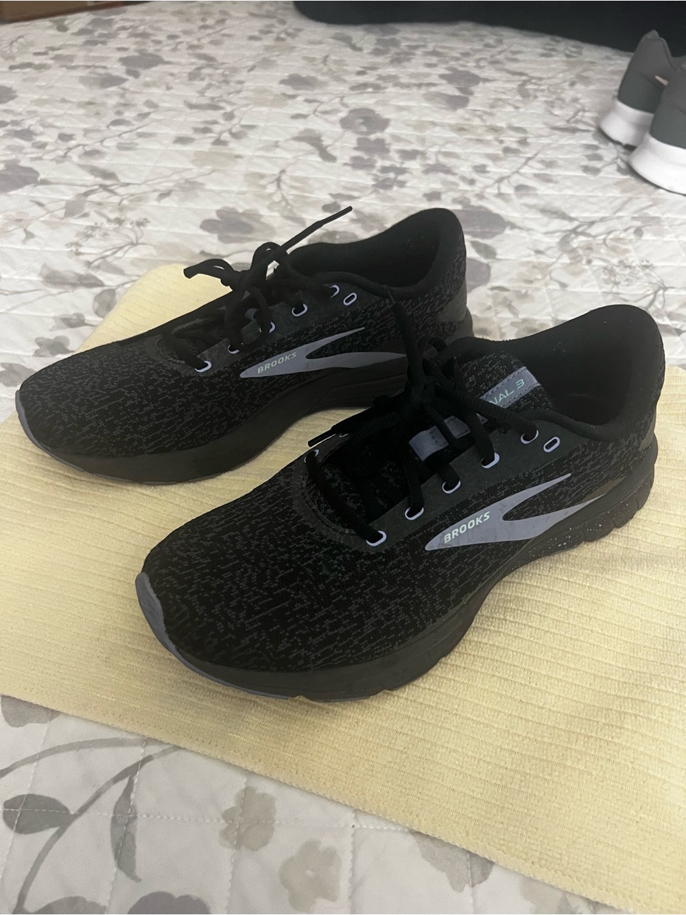 Brooks Women's Black Running Shoes with Gray Accents